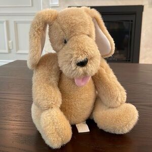 GUND Heads &Tales Blonde Golden Bear w Yellow Bow 11" tall Excellent Condition